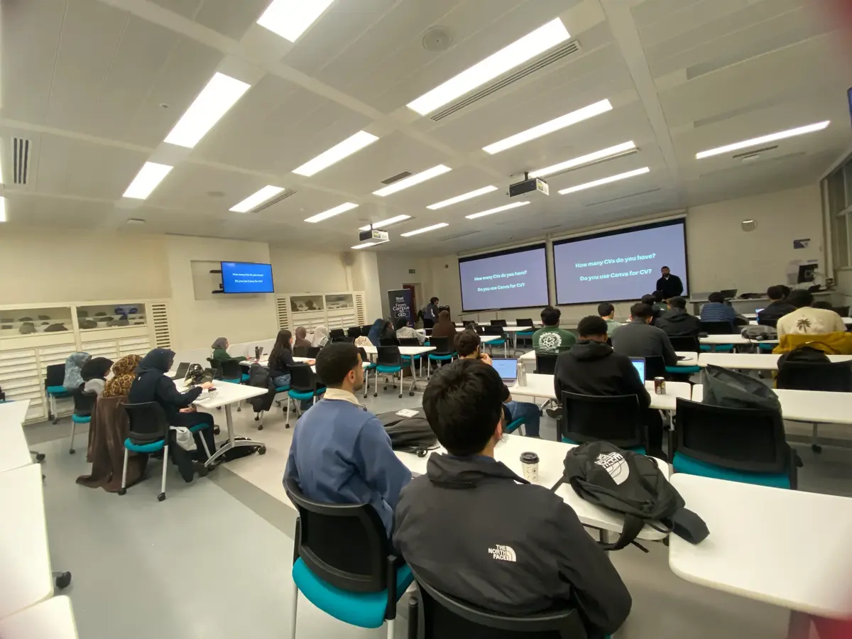 Students at the CV Masterclass